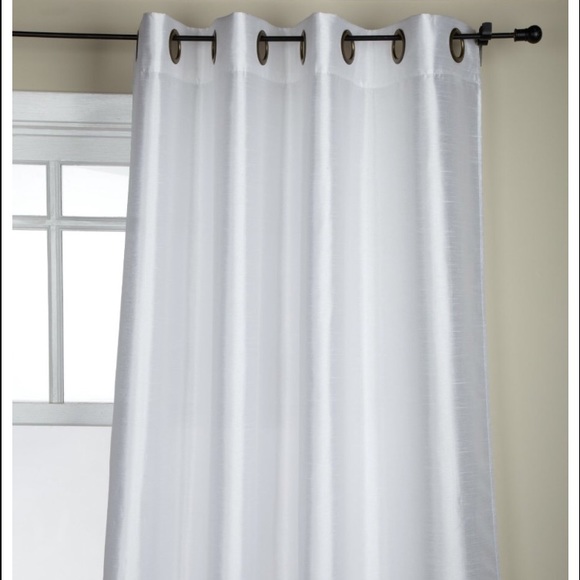 Accents Bright White Curtains 2 Sets 4 Panels 56x84 Poshmark