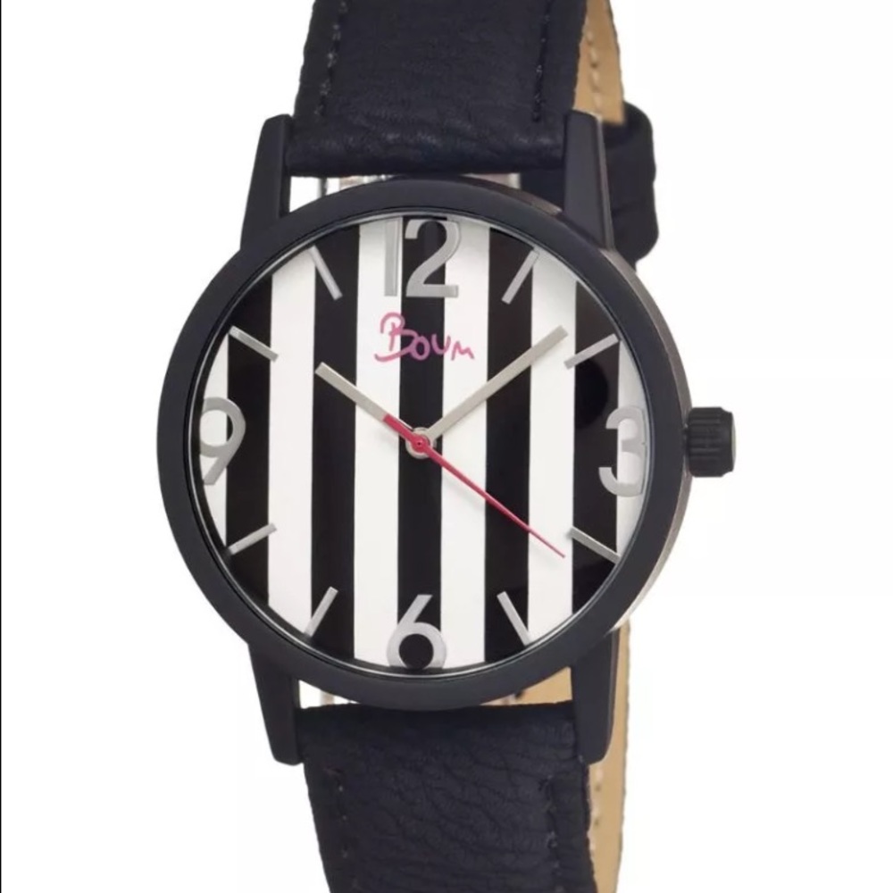 ▪️Last Call!▪️Chic Leather Black Gateau Watch Boum