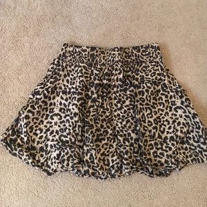Cheetah Print Victoria's Secret Pink Skirt