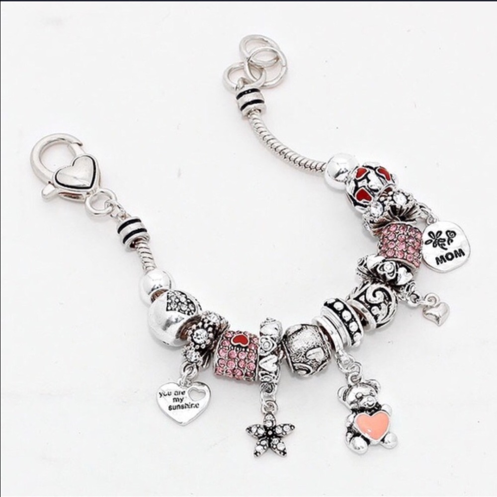 Mom charm bracelet