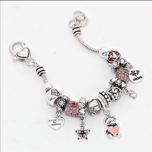 Mom charm bracelet