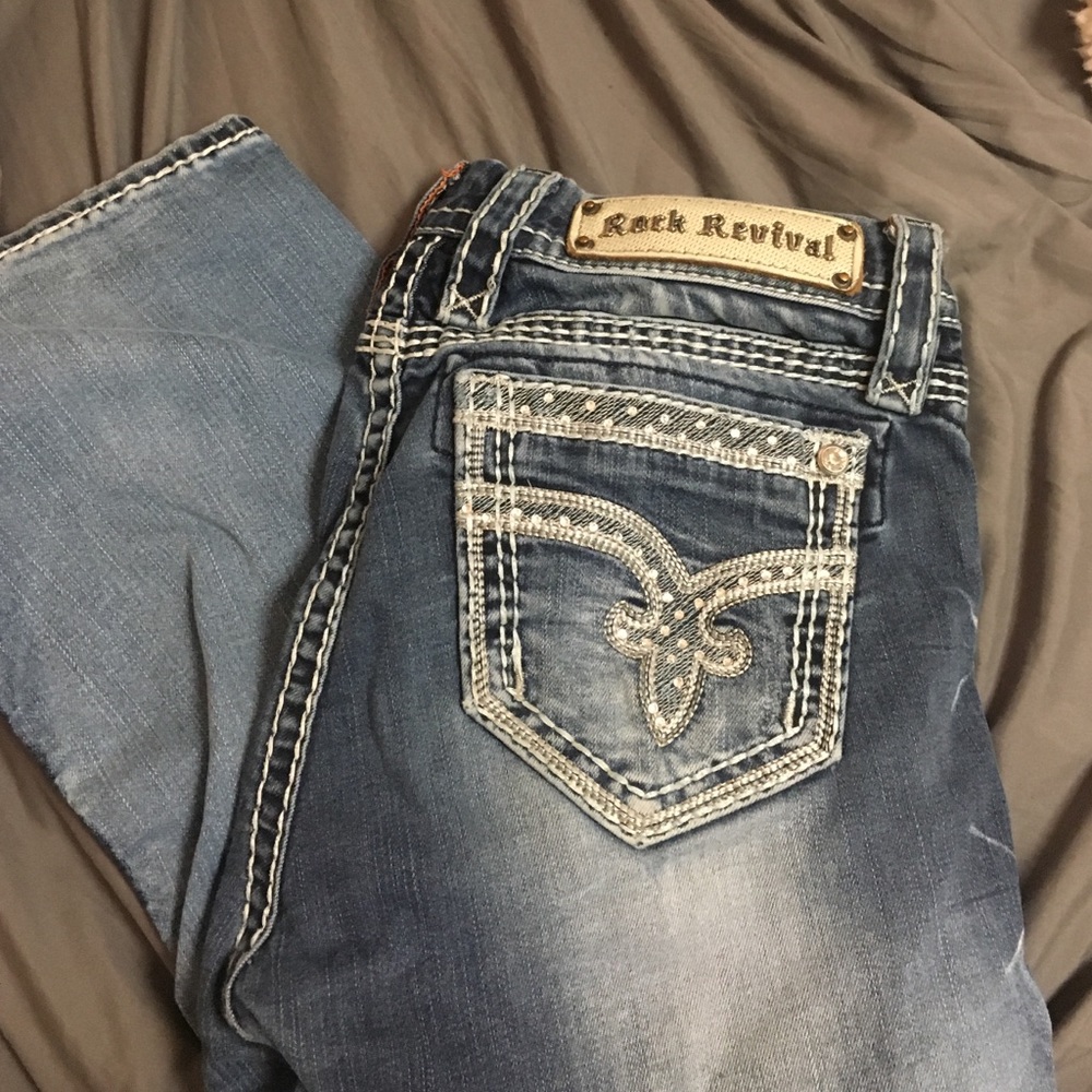 Size 27 Rock Revival Boot Cut jeans