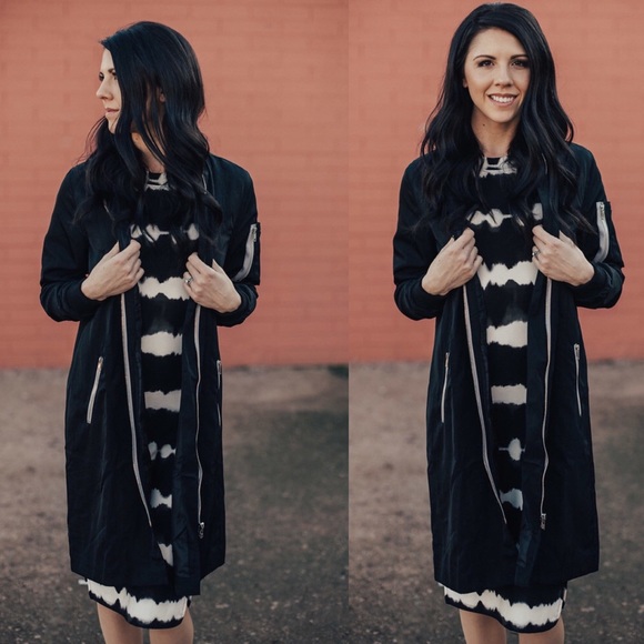 Tie dye midi dress with slit - Picture 2 of 2