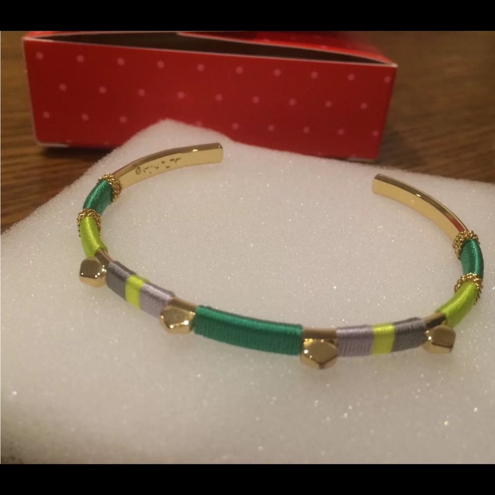 NIB Stella & Dot Colorblock Cuff Citron