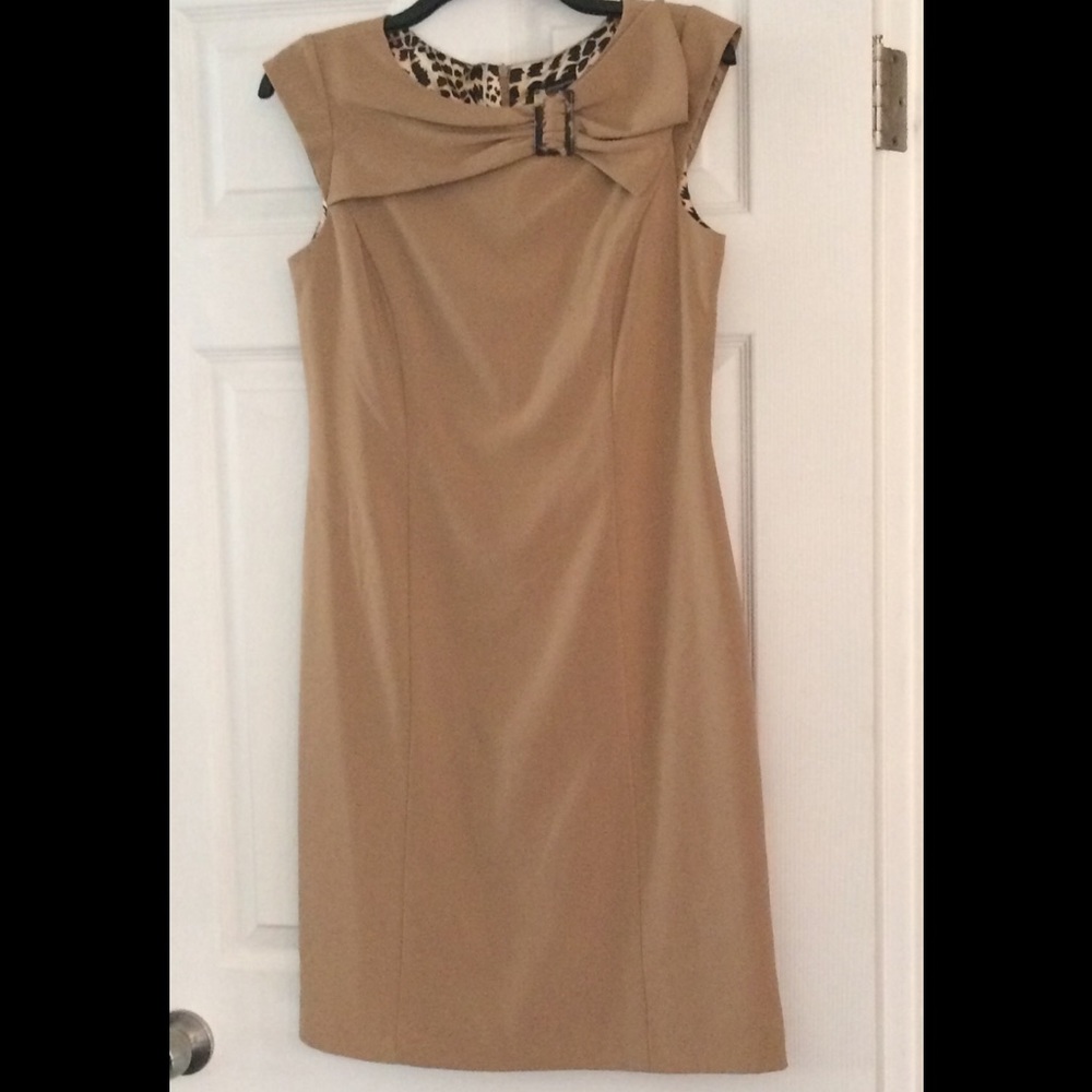 New Direction - Tan sleeveless dress NWOT