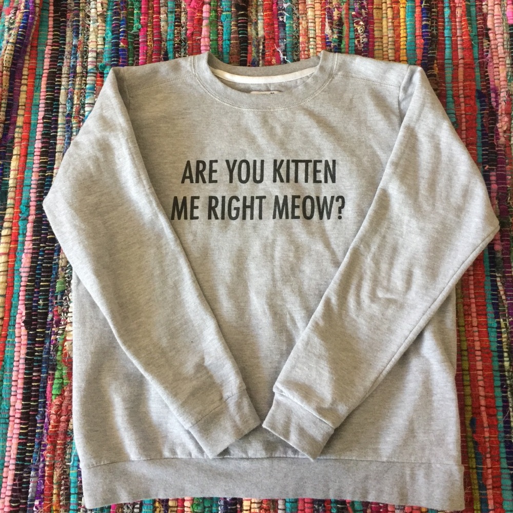 Cat sweatshirt