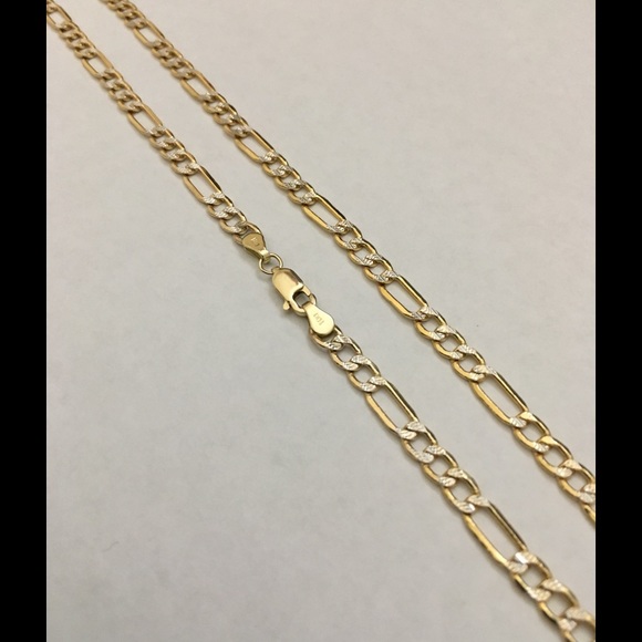 14k REAL GOLD (diamond cut) - Picture 2 of 4