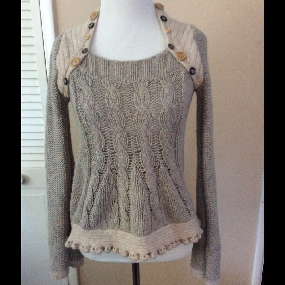 Beautiful Anthropologie Peplum Sweater