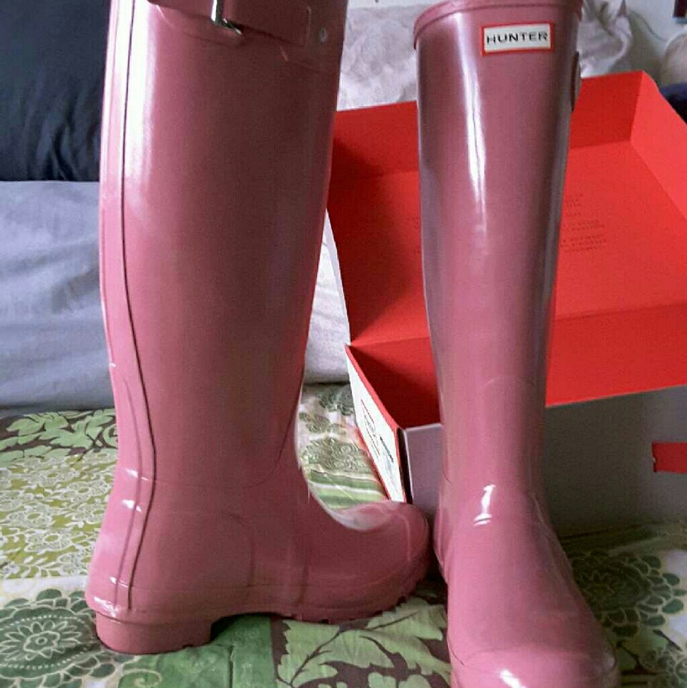 Original Tall Hunter High Gloss Rain Boots