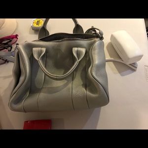 Alexander wang silver handbag