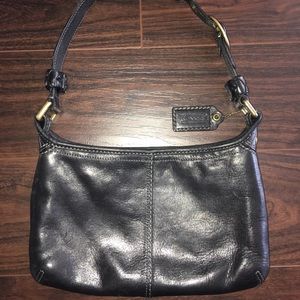 Coach Black Leather Handbag