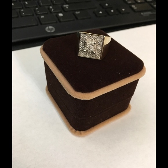 14k REAL GOLD w/ Simulate Diamonds - Picture 1 of 4