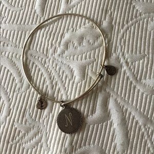 Alex and Ani "N" initial bracelet