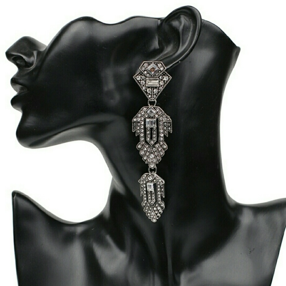 NEW Stunning Art Deco dangle earrings