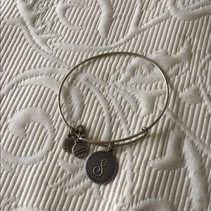 Alex and Ani "S" initial bracelet