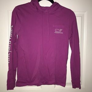 Vineyard Vines Hooded Long Sleeve Tee