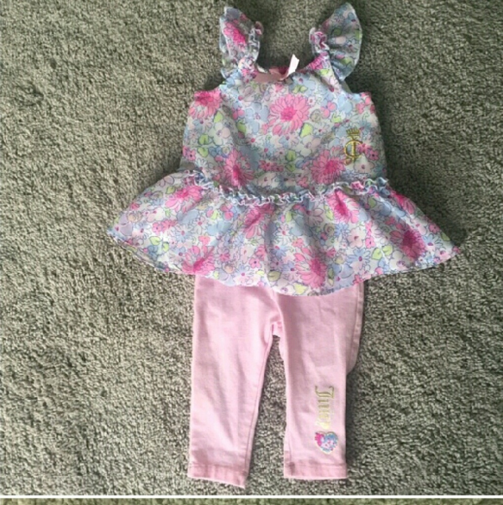 Euc Baby Juicy Outfit - Picture 1 of 3