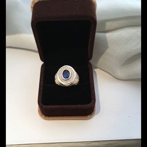 14k REAL GOLD w/ Simulate Diamonds