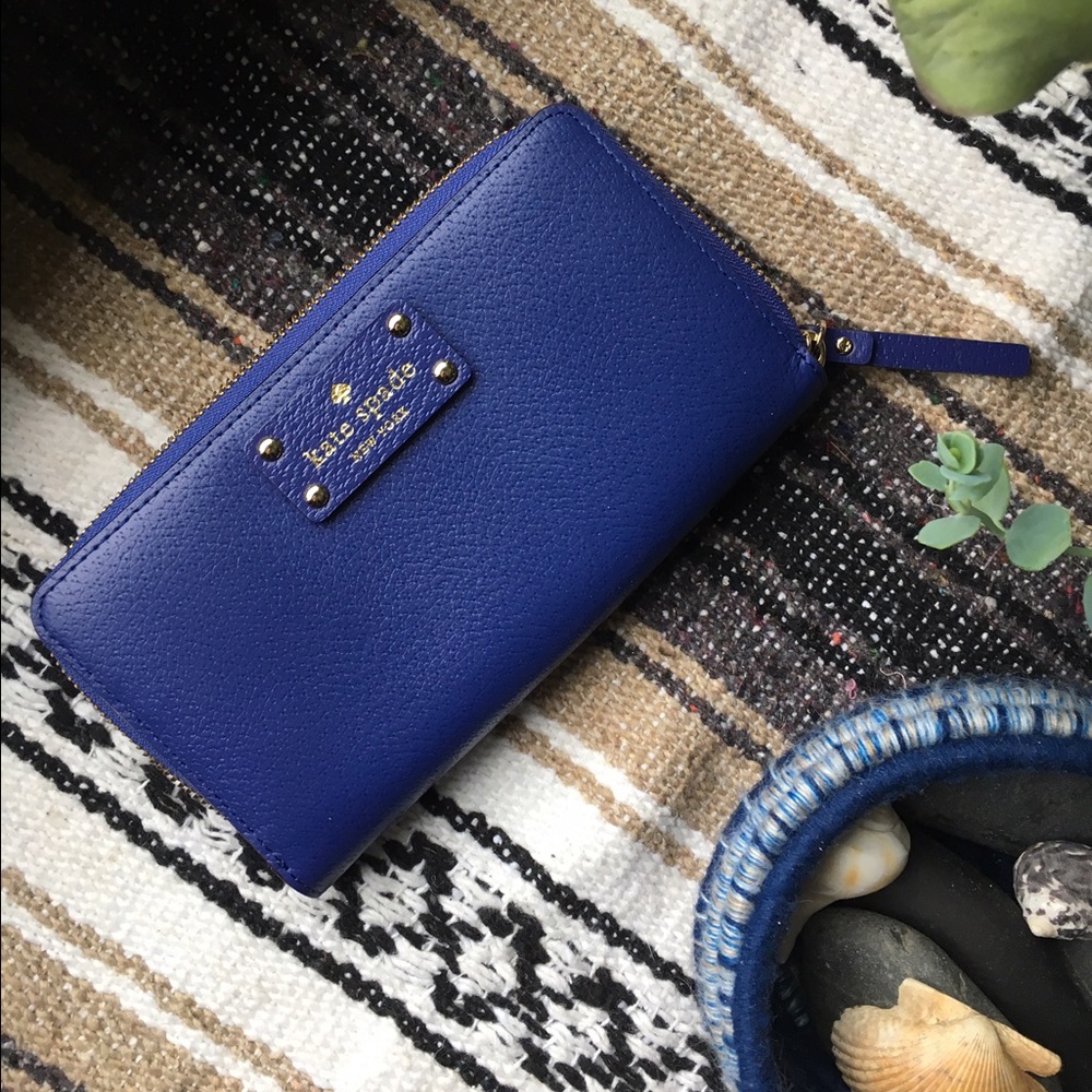 Blue Kate Spade Clutch Wellesley Neda