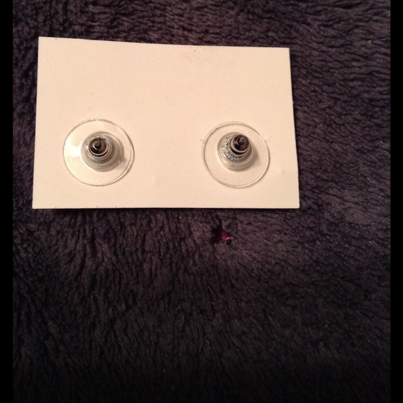 LOWEST PRICE! Silver Crystal Michael Kors Earrings - Picture 2 of 2