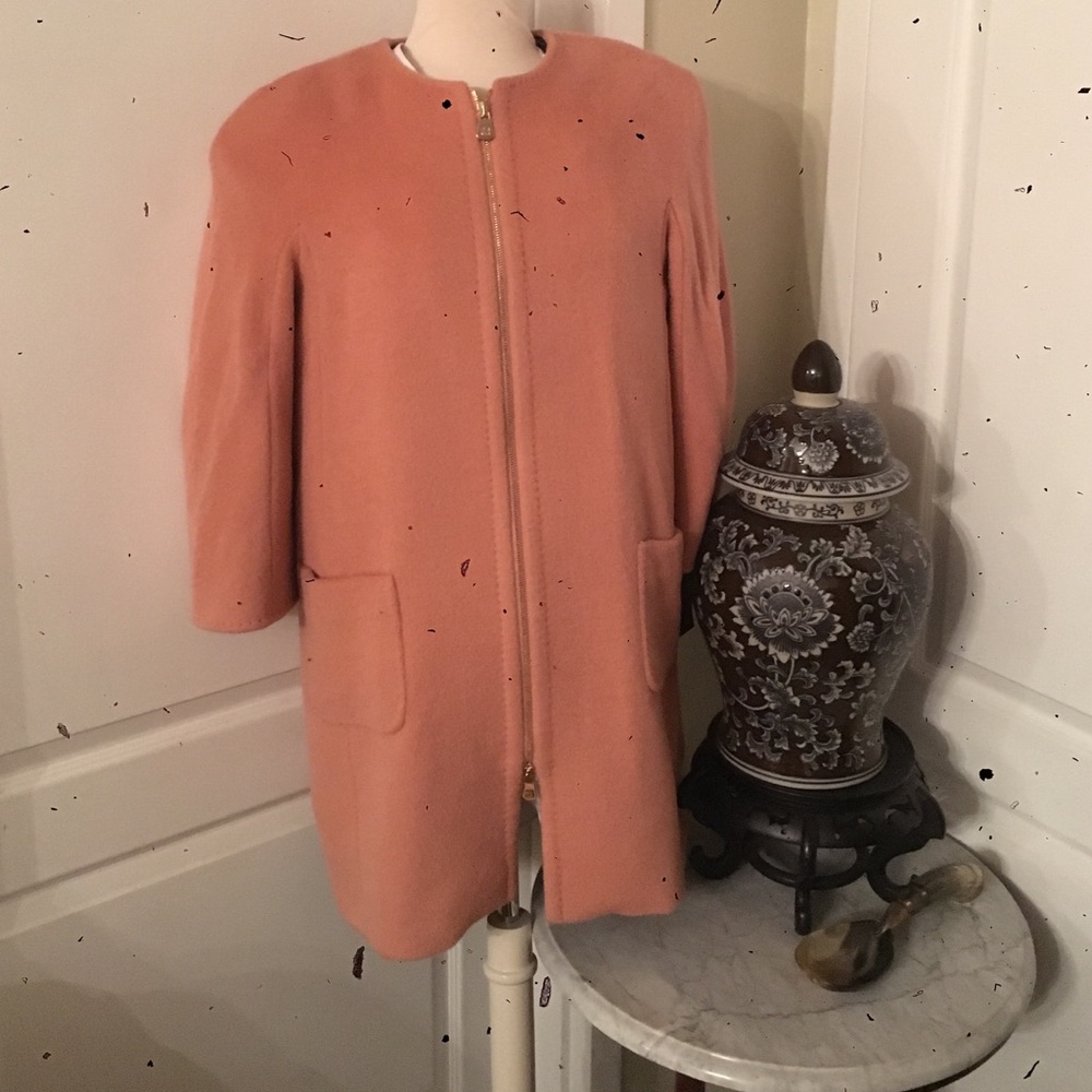 Alpaca and wool over coat