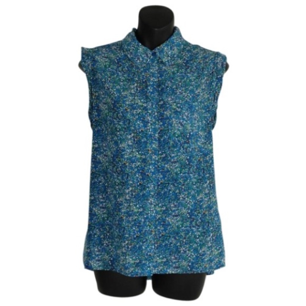 WINTER KATE silk print blouse