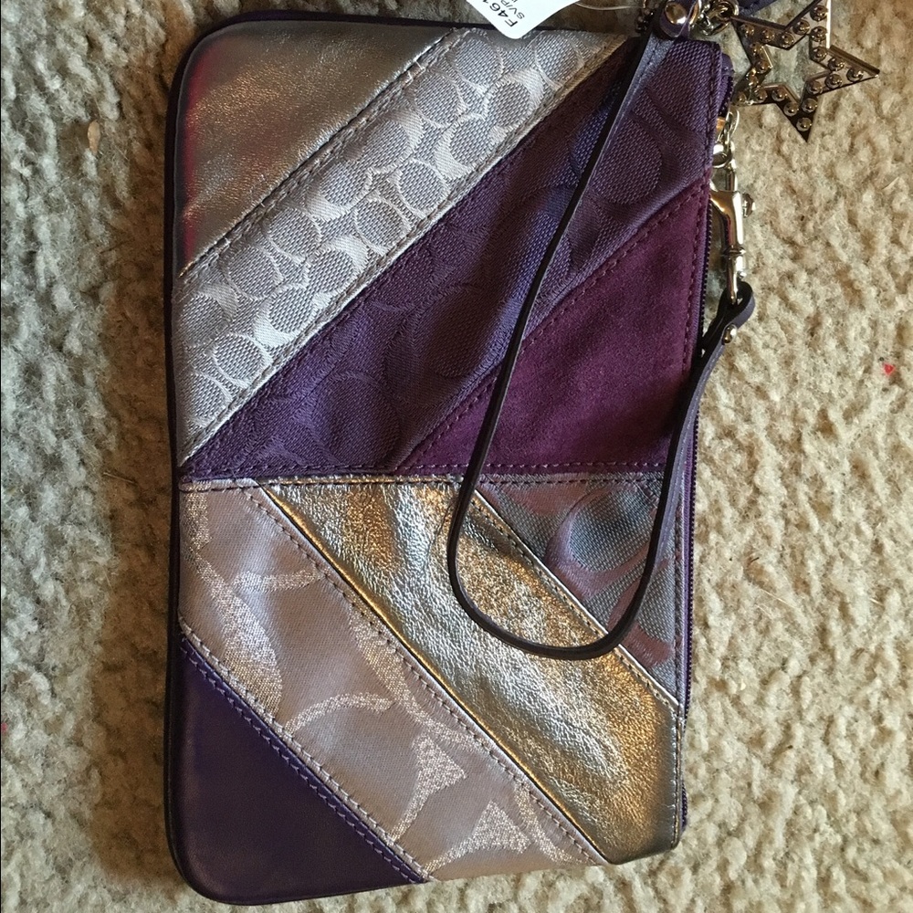 Coach Lavender/Purple Wristlet