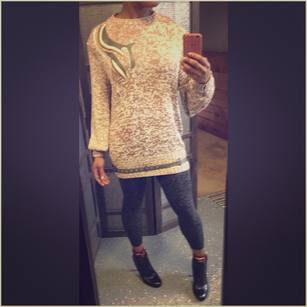RARE Utopia Hand Knit Body Sweater OSFA- HEAVY