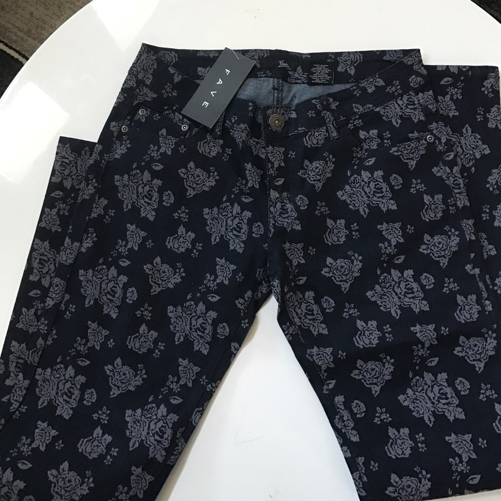 NWT floral jeans
