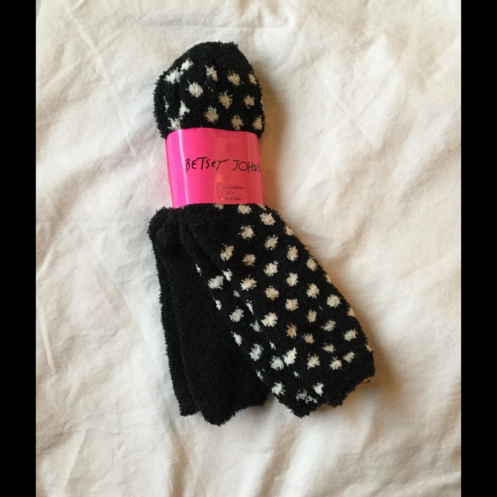 Betsey Johnson Cozy Socks 2 Pairs
