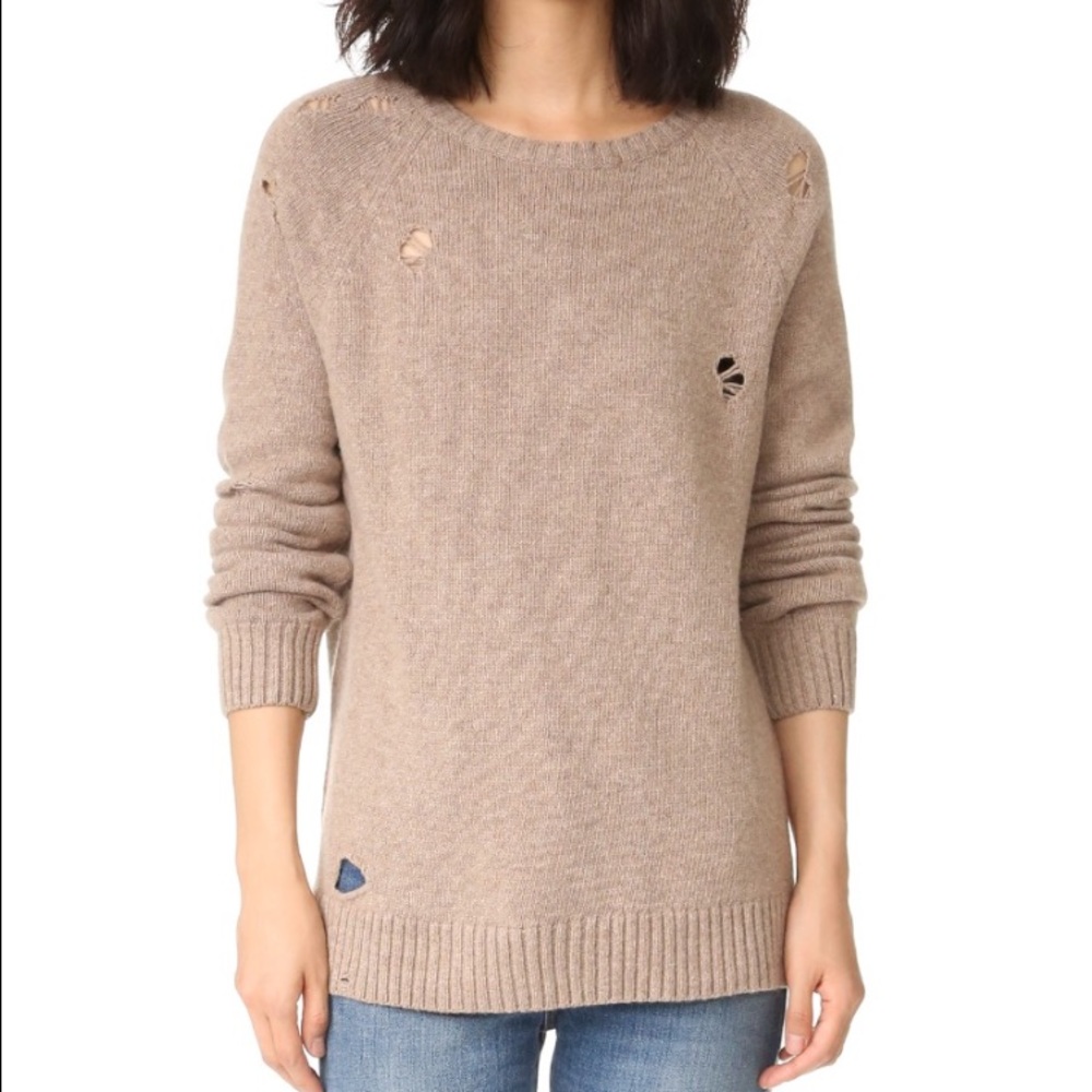 Anine Bing distressed sweater