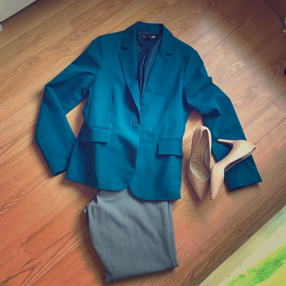 Jade colored blazer