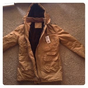 Men's Fur Lined Coat