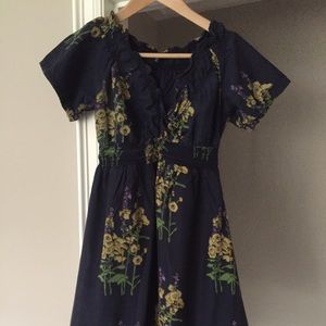 Gap Maternity XS navy, floral dress