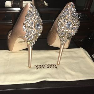 Badgley Michka Kiara Platform Evening Pumps