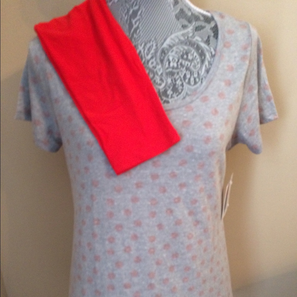 Lularoe xs classic t & OS leggings nwt