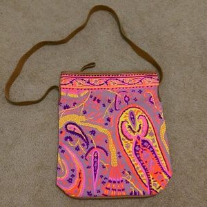 NWOT Roberta Roller Rabbit Neon Paisley Bag