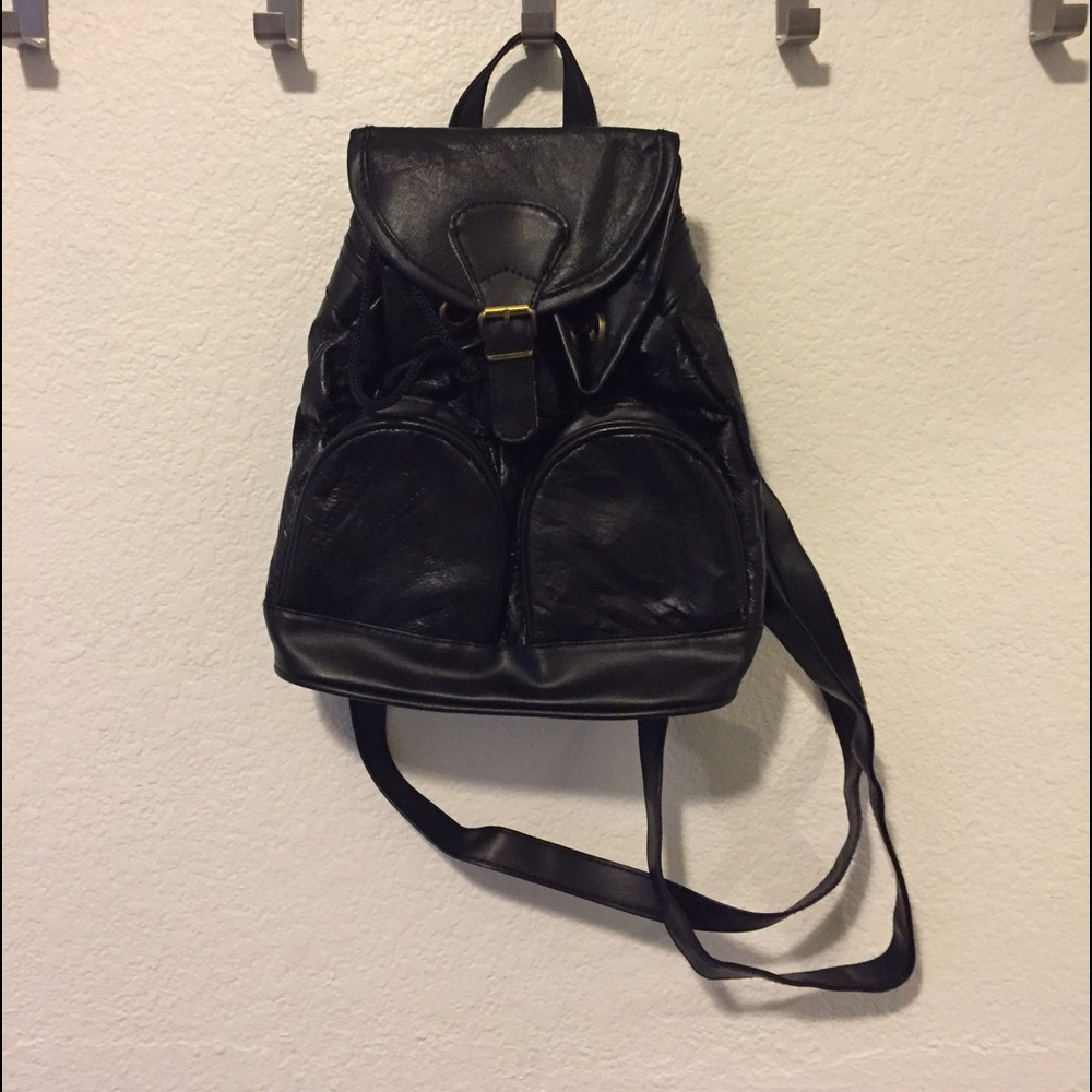 Mini Leather Backpack