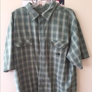 North Face Short Sleeve Button Down