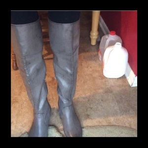 ‼️SALE‼️ thigh high grey boots