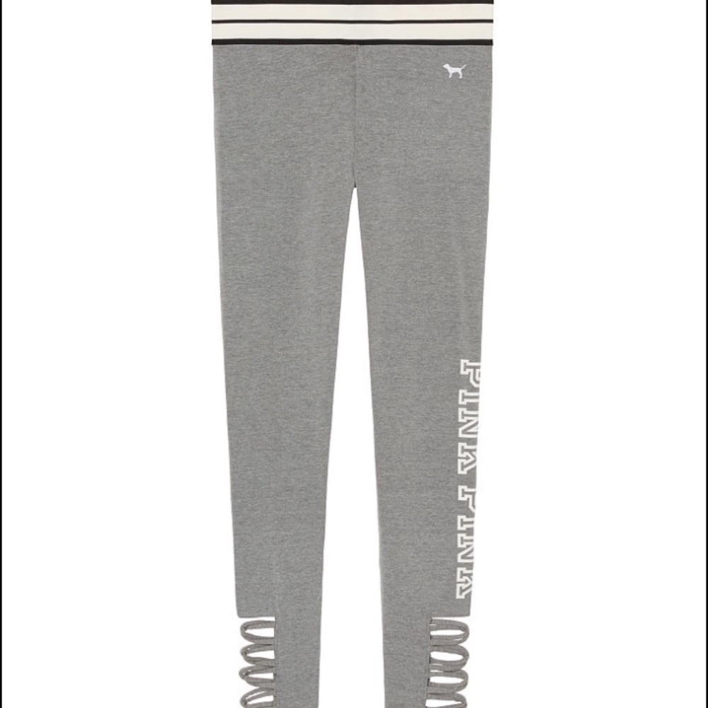 VS PINK cotton strappy legging