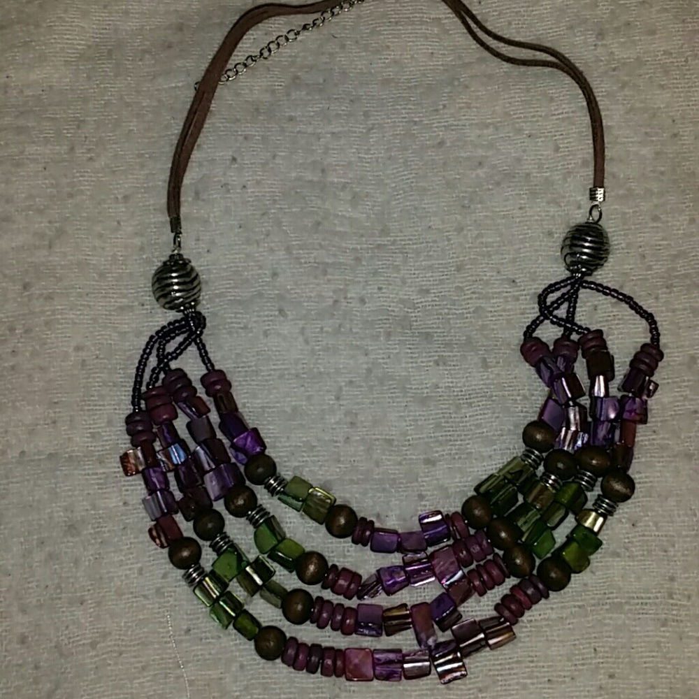 Purple necklace
