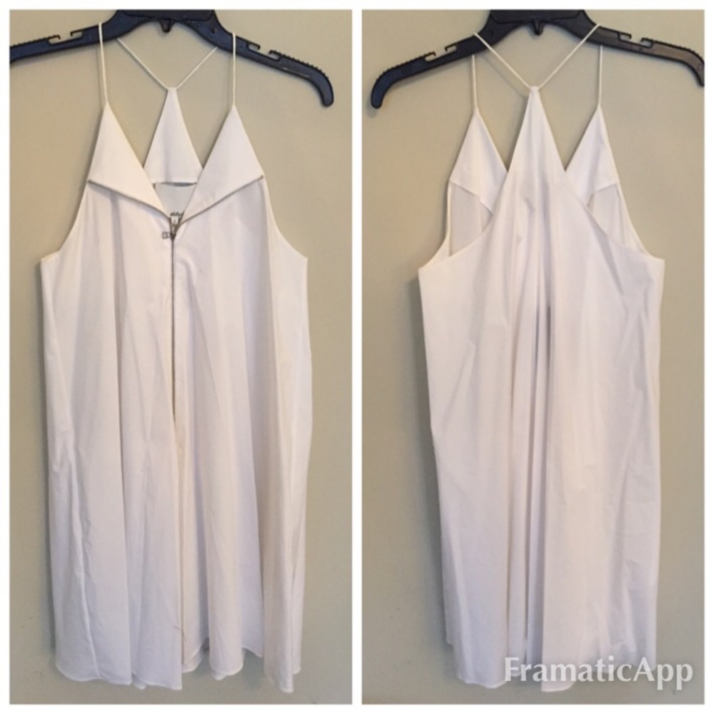 3.1 Phillip Lim white racerback dress