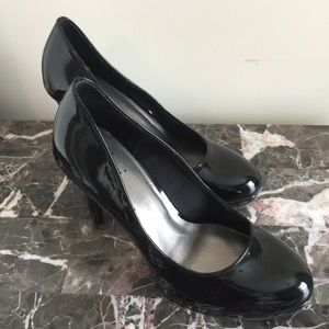 Black Patent Leather Stilettos