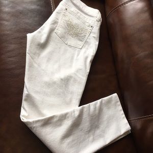 WHBM Embellished Jeans, size 10