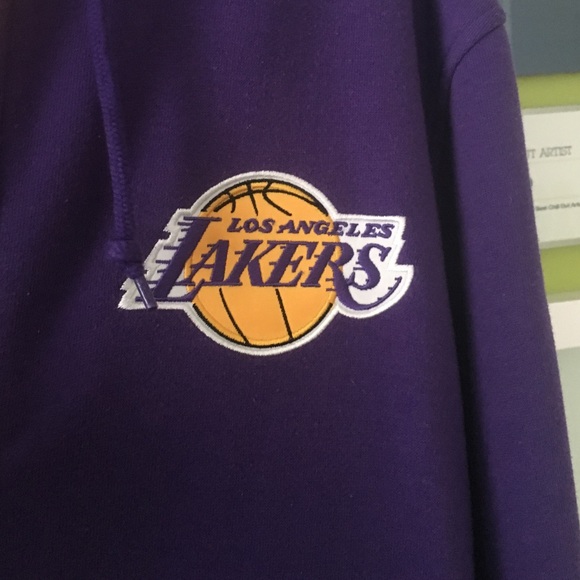 Lakers zip up hoody by adidas and matching shirt. - Picture 3 of 4