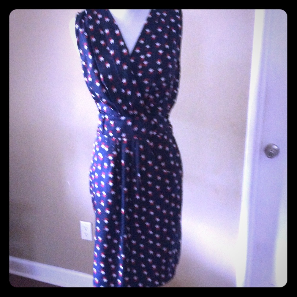 Beautiful faux wrap dress from Anthropologie