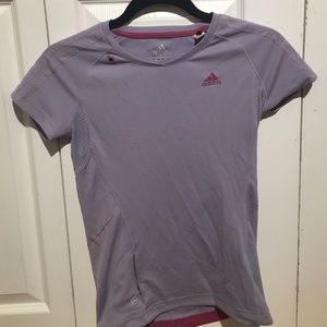 Purple Adidas Activewear Tshirt