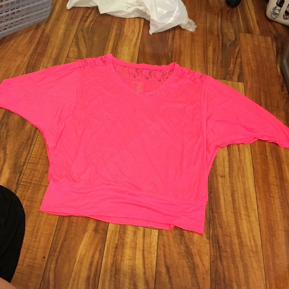 Hot pink blouse