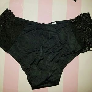 VS PINK Satin/Lace Panty